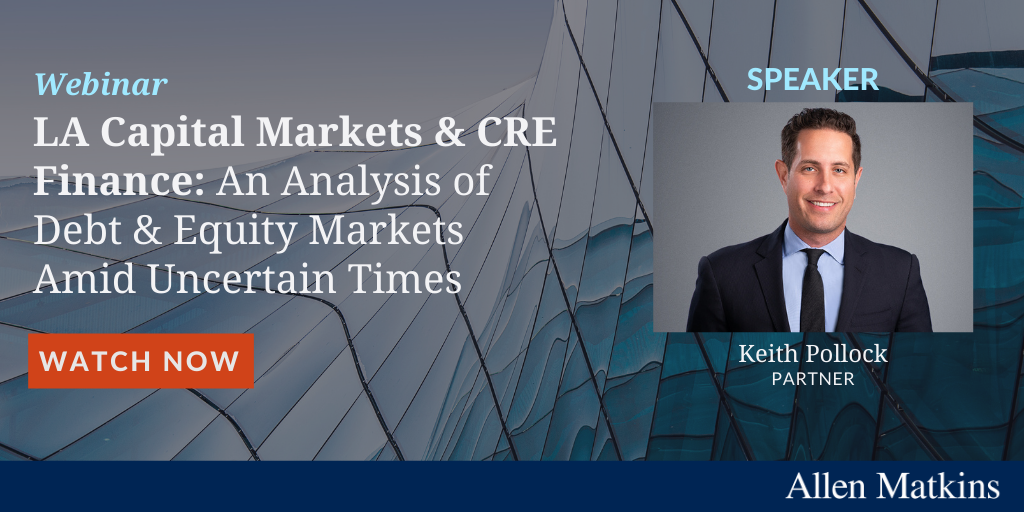 LA Capital Markets & CRE Finance: An Analysis of Debt & Equity Markets ...