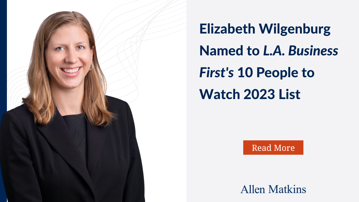 La Business First 10 People To Watch In Los Angeles 2023 Allen Matkins 4981