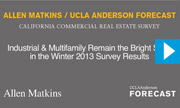 Industrial & Multifamily Remain the Bright Spot in the Winter 2013 Survey Results